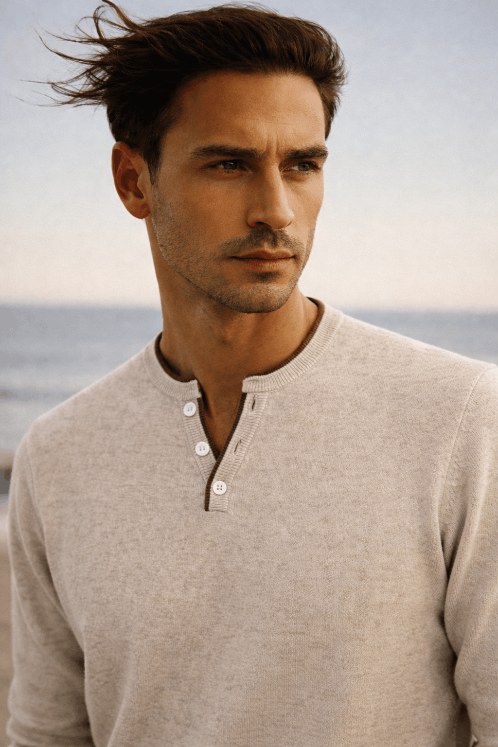 3 Button Henley - Image 2