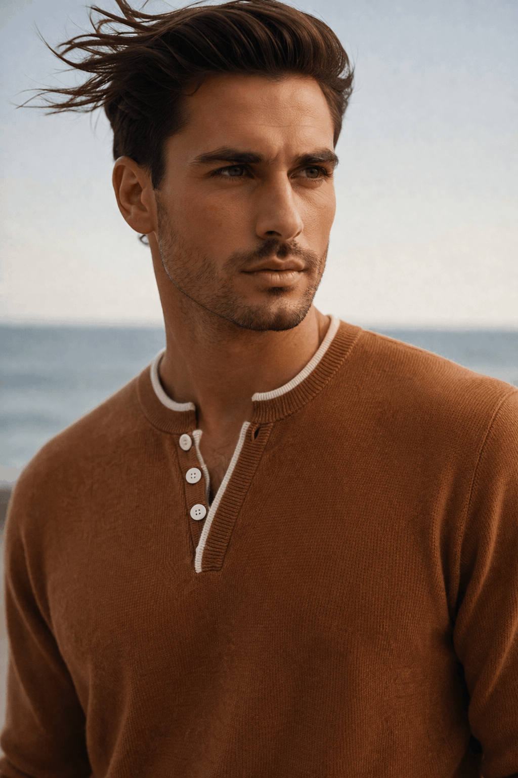 3 Button Henley - Image 3